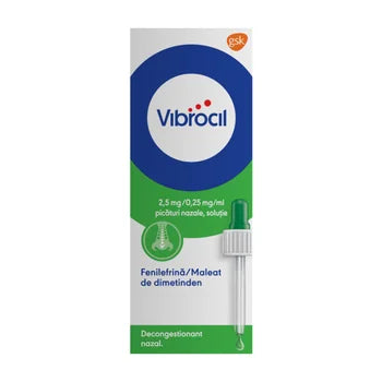 Vibrocil gocce nasali 15 ml - Riduce rapidamente il gonfiore e il naso che cola