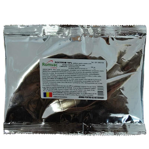 DOXYROM 10% // doxycycline // cattle , pigs and poultry / bovini, suini e pollame