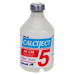 CALCIJECT 40CM/ 400ML- treatment of hypocalcaemia in cattle