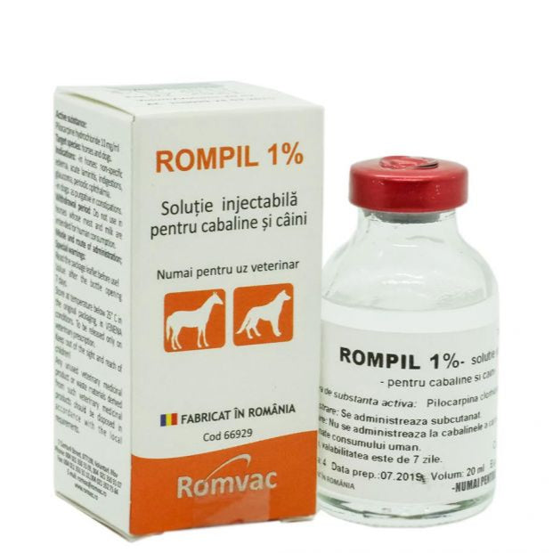ROMPIL 1% 20 ML // Pilocarpine // horses and dogs / cavalli e cani