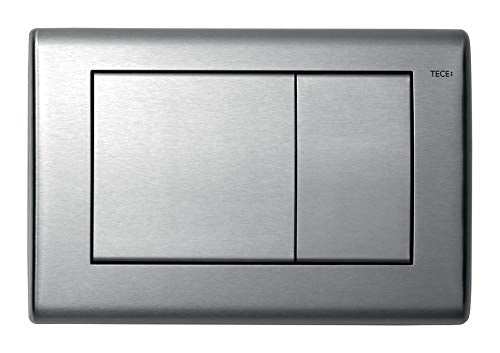 Tece Stainless Steel Hob Cover Plate with Actuator 2 Flushes of Different Powers White Teceplanus 9240320 - Pet Shop Luna