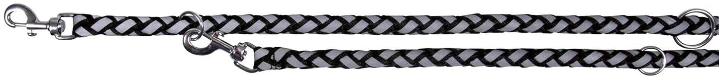 Trixie 13581 Cavo Reflect V – Guinzaglio, S-M: 2,00 m/Ø 12 mm, nero - Pet Shop Luna