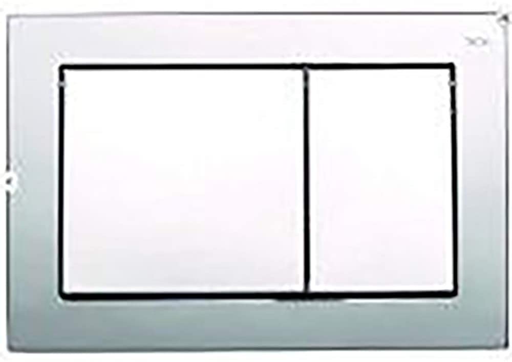 Tece Piastra di azionamento WC a base, due quantità tecnica, 1 pezzo, cromo lucido, 9.240.701 - Pet Shop Luna