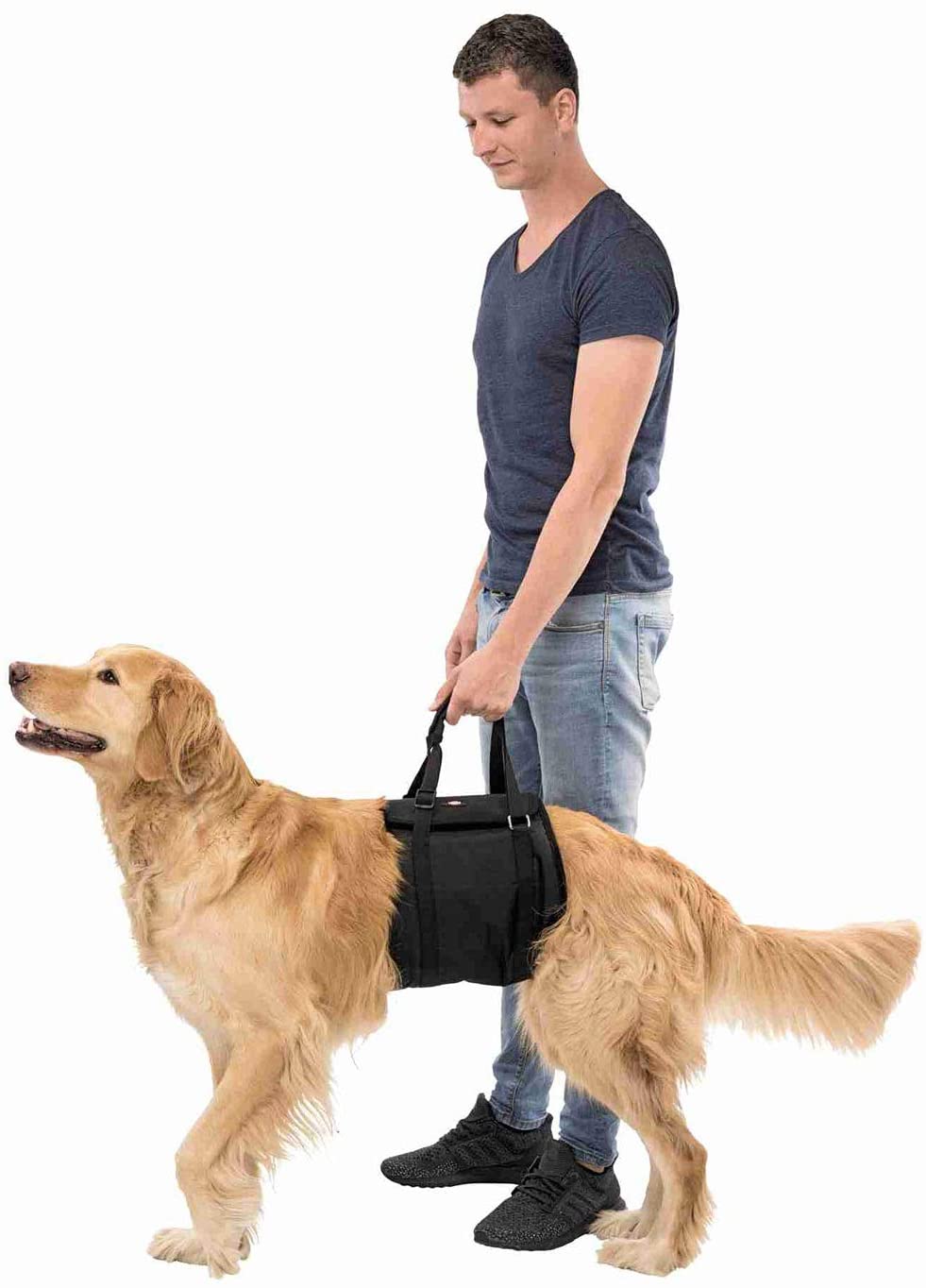 Trixie, Supporto per Sollevamento Pesi, XL, 85 – 95 cm, Nero - Pet Shop Luna