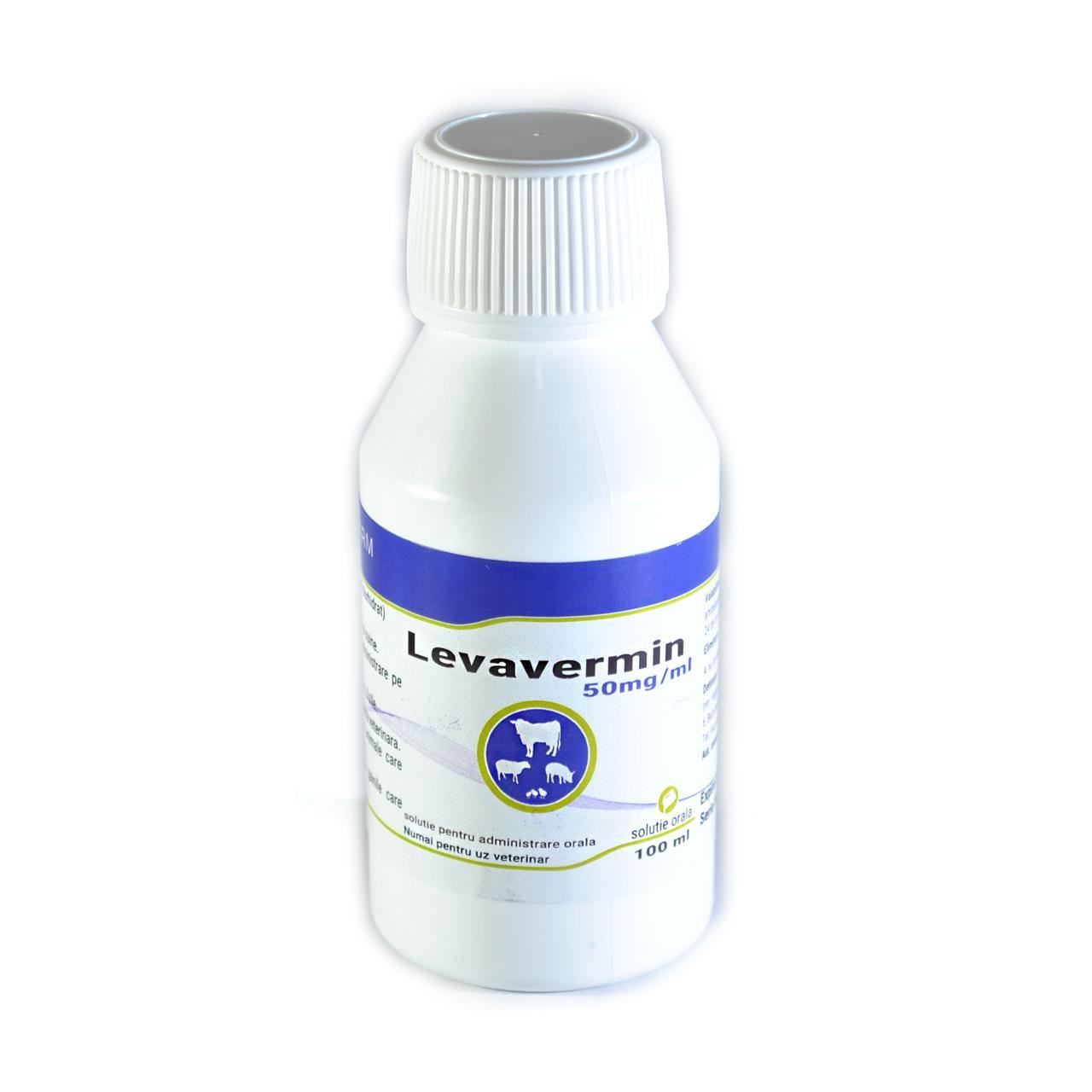 LEVAVERMIN 50MG/ML - 100 ML // LEVAMISOLE // bovinos, ovinos, porcinos y pollos // bovini, caprini, suini e pollame 