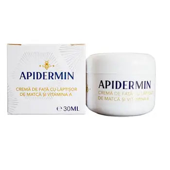 APIDERMIN FACE MOISTURIZER CREAM WITH ROYAL JELLY & VITAMIN A - Dry, Tired & Wrinkled skin by Apidermin