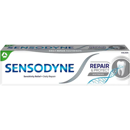 Repair and Protect Whitening Toothpaste, 75ml, Sensodyne (pack of 3)