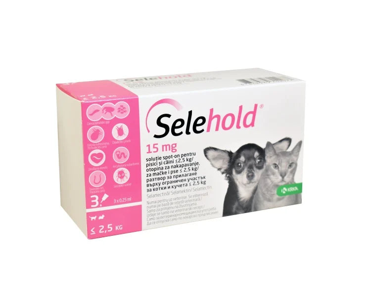 SELEHOLD for dogs / cats // Selamectin // dewormer