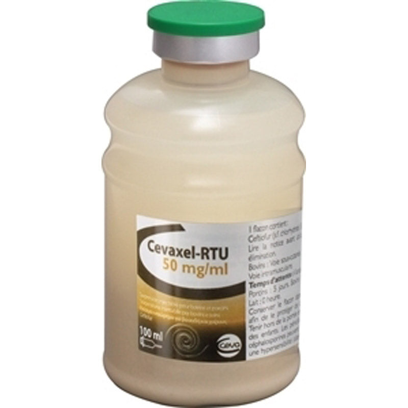 CEVAXEL RTU 100 ML/ 250 ML // Ceftiofur 50 mg/ml//