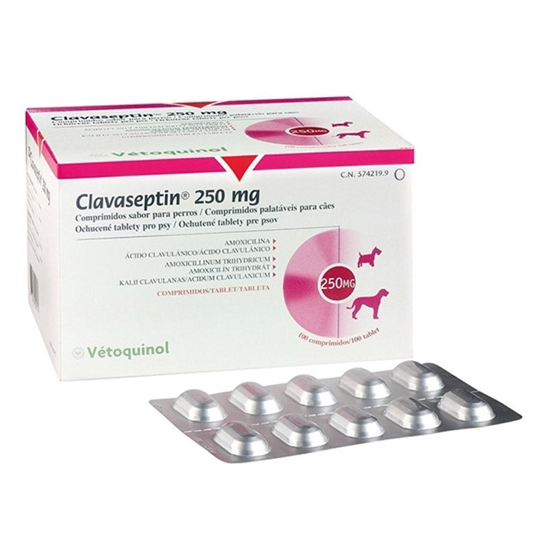 CLAVASEPTIN 10 TABLETS (SYNULOX) FOR DOGS AND CATS