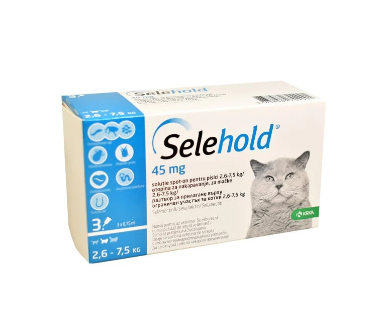 SELEHOLD for dogs / cats // Selamectin // dewormer