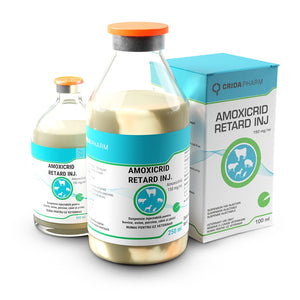 AMOXICRID RETARD. 150 mg/ml, sospensione iniettabile per bovini, ovini, suini, cani e gatti /  AMOXICRID RETARD INJ. 150 mg/ml, injectable suspension for cattle, sheep, pigs, dogs and cats