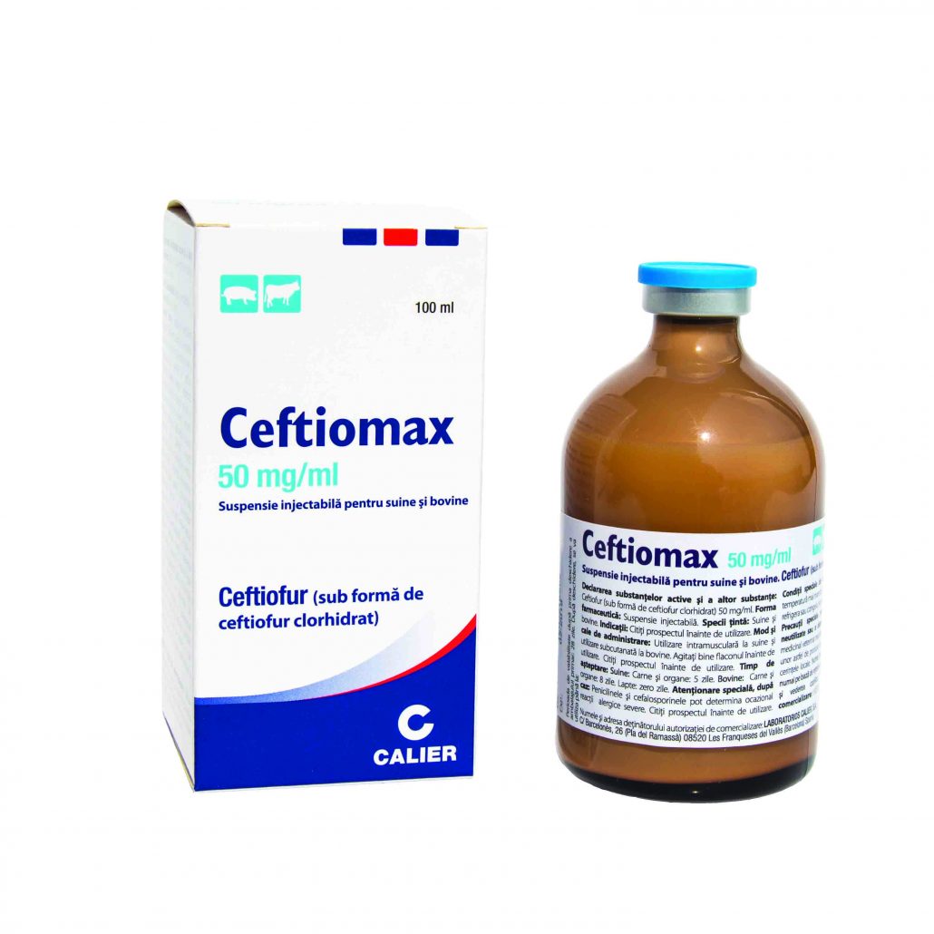 CEFTIOMAX //ceftiofur hydrochloride 50 mg // Cattle, pigs// Bovini, suini