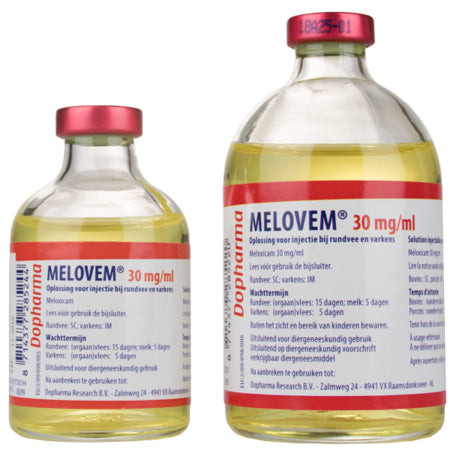 MELOVEM 30mg/ml 100 ML // Meloxicam 30 mg // cattle, pigs / bovini, suini