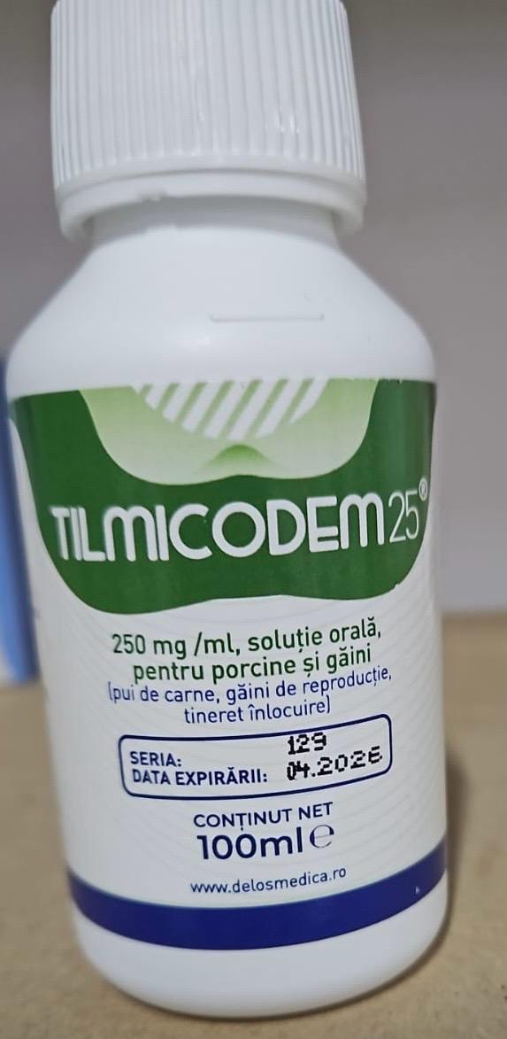 TILMICODEM 25 // Tilmicosin 250 mg // Pigs, Chickens // Maiali, Polli