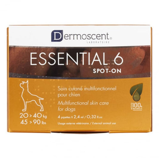Dermoscent Essential 6 Spot-on DOG Hypoallergenic and fragrance-free, Dermoscent Essential 6 is made from 100% natural ingredients.