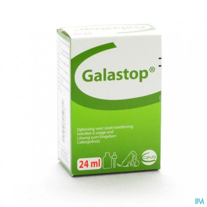 GALASTOP Oral Solution treatment of false pregnancy and suppression of lactation in dogs and cats /  trattamento falsa gravidanza per cani e gatti