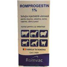 ROMPROGESTIN 1% 20 ML //  Progesterone // Bovini, cavalli, pecore, capre, cani e gatti / Cattle, horses, sheep, goats, dogs and cats