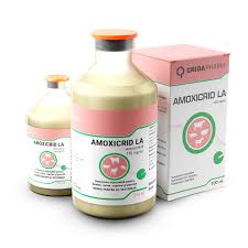 AMOXICRID LA 150 mg/ml,/ AMOXICILLIN TRIHYDRATE/ injectable suspension for cattle, sheep, goats and pigs / 150 mg/ml, sospensione iniettabile per bovini, ovini, caprini e suini