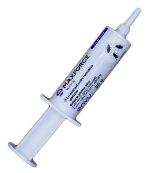 Max Force IC gel 20 g - Gel insetticida a base di imidacloprid 2,15% p / p. Imidacloprid-based insecticide gel 2.15% w / w.