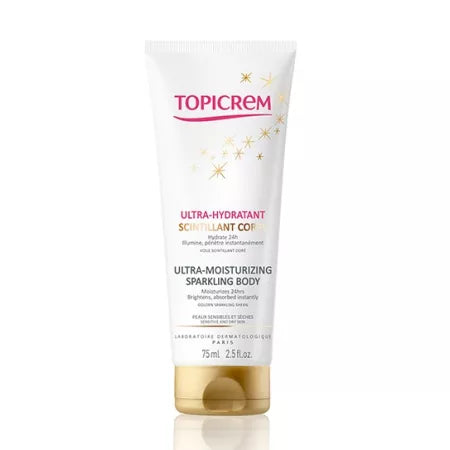 Sparkling Topicrem ultra-hydrating body milk, 75 ml, NIGY