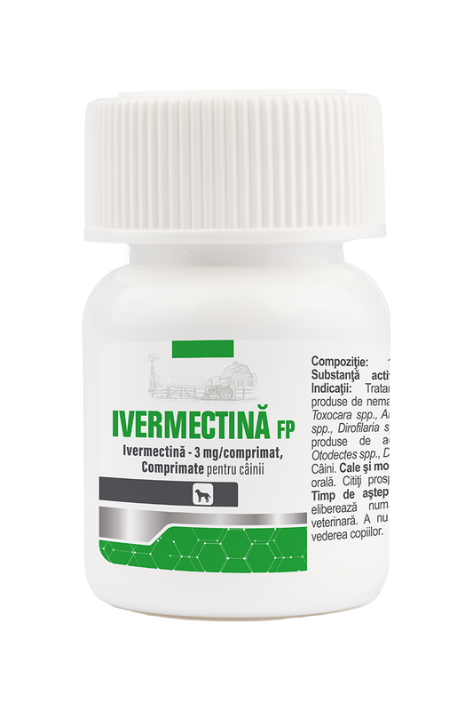 Ivermectin 3mg Pasteur 50 cpr - Tablets for the treatment of endoparasitoses produced by nematodes and in ectoparasitoses produced by mites