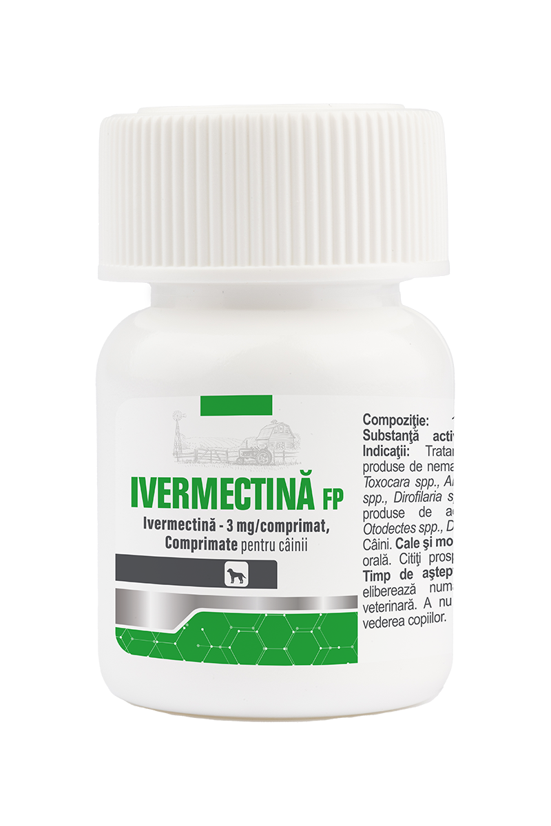 vermectin 3mg Pasteur 50 cpr - Tablets for the treatment of endoparasitoses produced by nematodes and in ectoparasitoses produced by mites