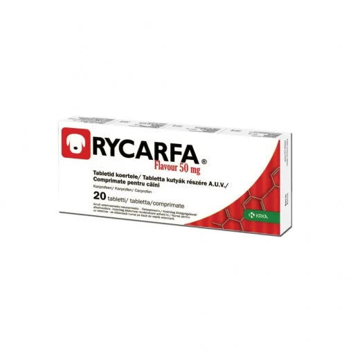 RYCARFA 20 tab // CARPROFEN // non-steroidal anti-inflammatory for dogs // antinfiammatorio non steroideo per cani