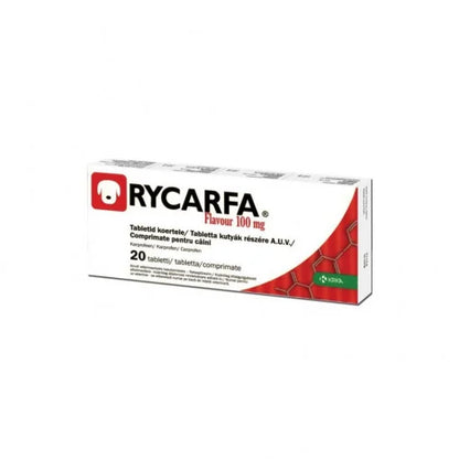 RYCARFA 20 tab // CARPROFEN // non-steroidal anti-inflammatory for dogs // antinfiammatorio non steroideo per cani