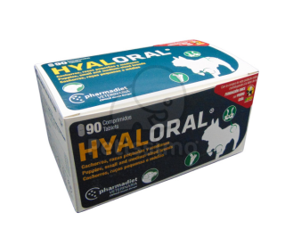 HYALORAL 120 tbl - Nutritional supplement for dogs of large and very large breeds.