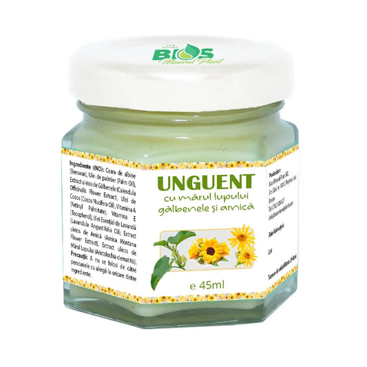 Ointment with Wolf Apple, Marigold and Arnica, 45 ml, Bios Mineral Plant