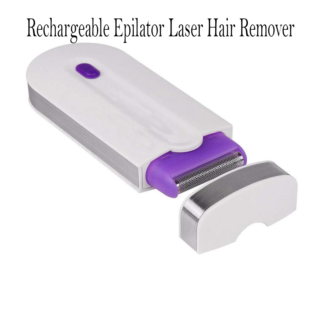 USB Rechargeable Epilator Laser Hair Remover for Face and Body_3