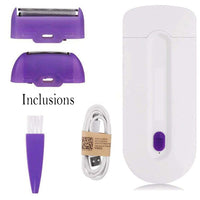 USB Rechargeable Epilator Laser Hair Remover for Face and Body_4