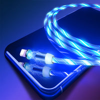 Fast Charging LED Magnetic USB Type C Cable for iPhone and Android_1