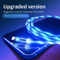 Fast Charging LED Magnetic USB Type C Cable for iPhone and Android_4