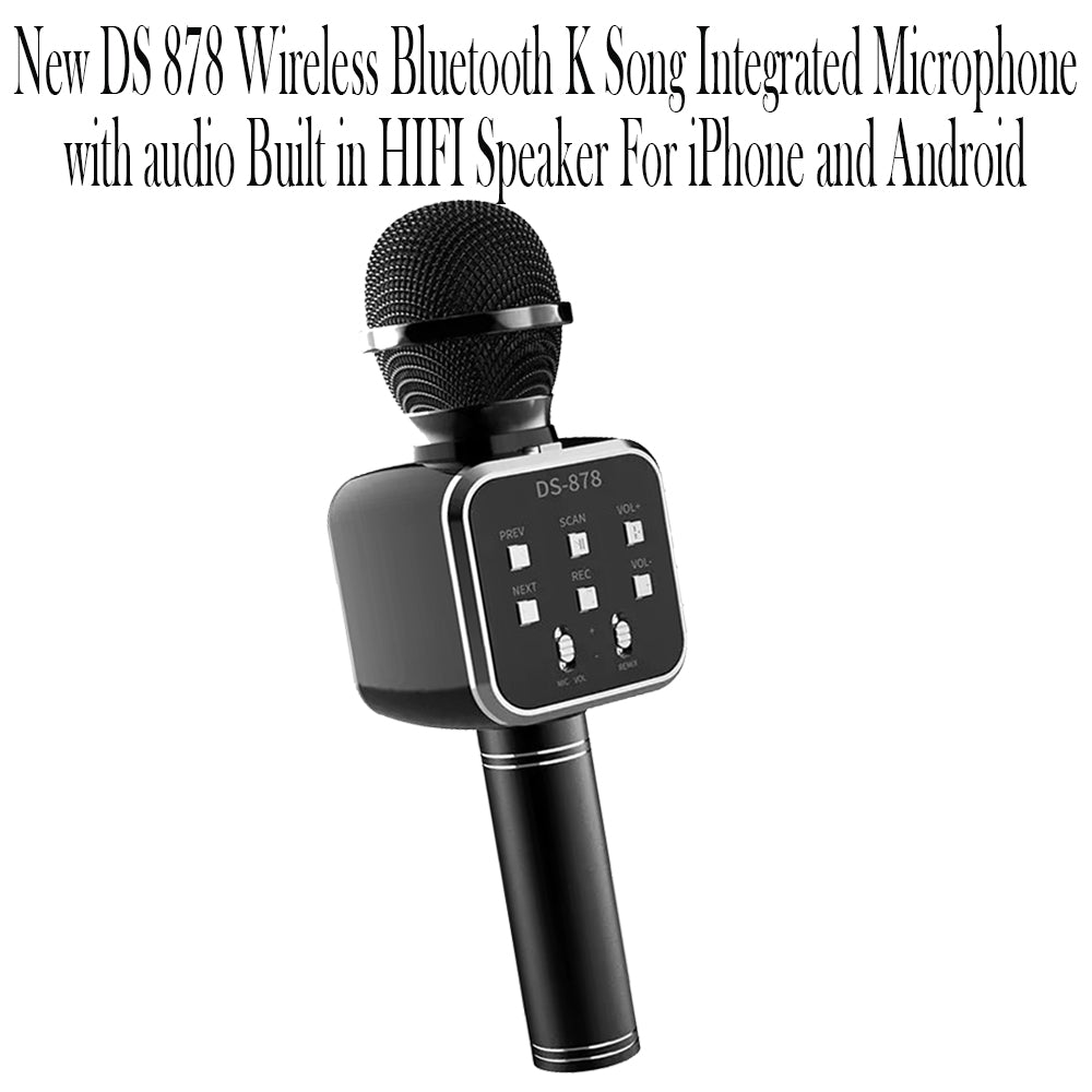 Wireless Bluetooth Microphone with Built-in Speaker- USB Charging_3