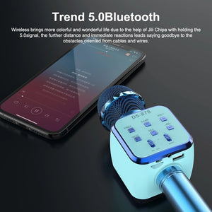 Wireless Bluetooth Microphone with Built-in Speaker- USB Charging_11