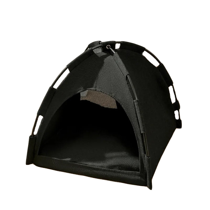 Waterproof Semi-Enclosed Warm and Comfortable Pet Home Cat Tent_0