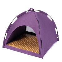 Waterproof Semi-Enclosed Warm and Comfortable Pet Home Cat Tent_4