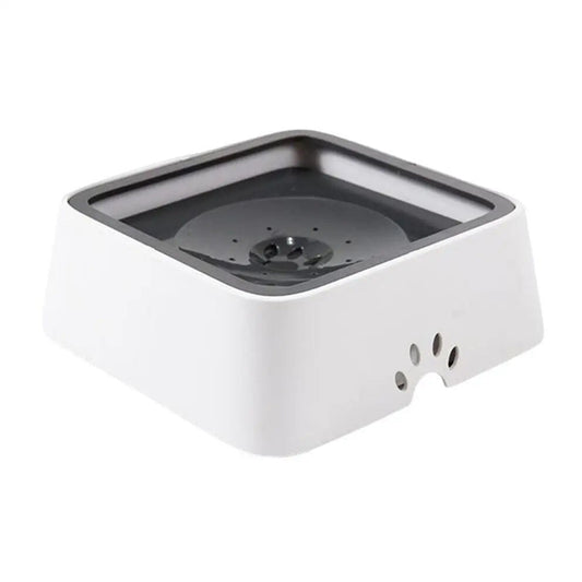 Floating Bowl Pet Slow Drinking Fountain Pet Water Bowl Dispenser_0