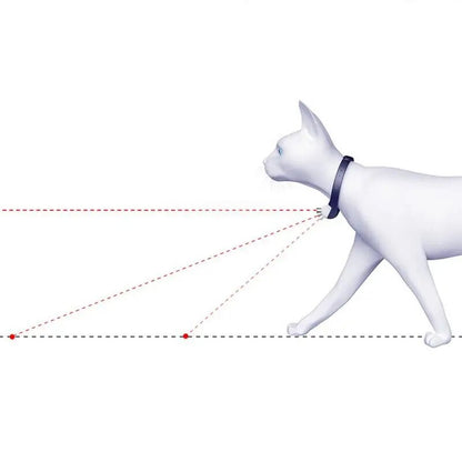 Interactive Pet Laser Toy Adjustable Wearable Electric Cat Laser Collar-USB Rechargeable_10