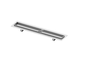 TECE Drainline 600700 Shower Channel Straight Stainless Steel Polished with Flange Silver - Pet Shop Luna