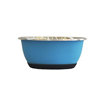Tyrol Stainless Steel Anti-Slip Bowl for Cat/Dog/Pets, Blue, 13.5 cm, 0.090703 kg - Pet Shop Luna
