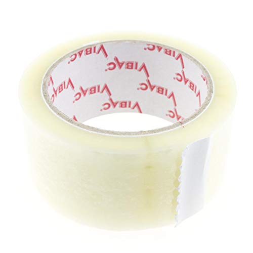 Vibac Hot-Melt Adhesive 48mm x 66m Packaging Clear/Brown Cellotape 6 Pack - Pet Shop Luna