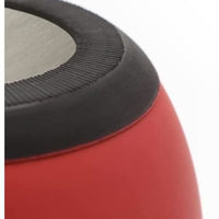 Tyrol Stainless Steel Anti-Slip Bowl for Cat/Dog/Pets, Mat Red, 13.5 cm, 0.13601 kg - Pet Shop Luna