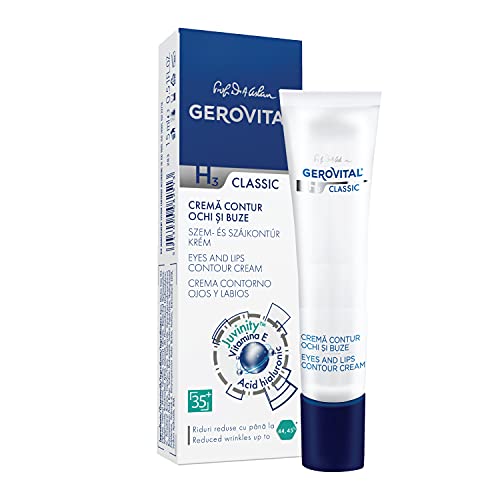 GEROVITAL H3 CLASSIC, Eyes and Lips Contour Cream (With Hyaluronic Acid) - Pet Shop Luna