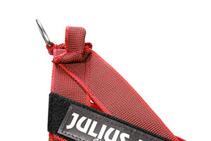 Julius-K9, 16IDC-0-R-2015, IDC Color & Gray Belt Harness for Dogs, Size: 0, Red-Gray - Pet Shop Luna