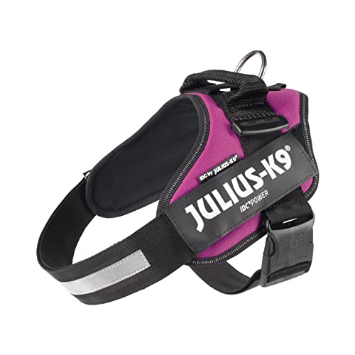 Julius-K9, 16IDC-DPN-1, IDC Powerharness, dog harness, Size: L/1, Dark Pink - Pet Shop Luna