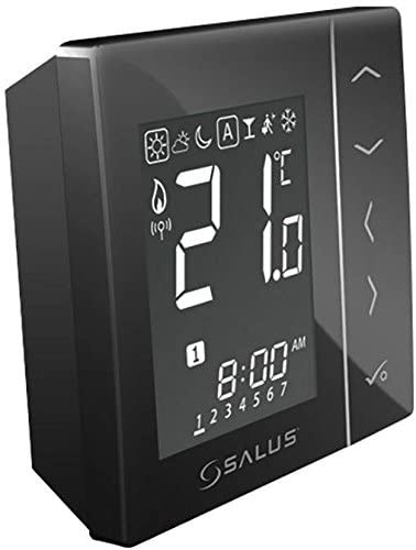 Salus Controls iT600 Funk-Wandthermostat VS20BRF batteriebetrieben black - Pet Shop Luna