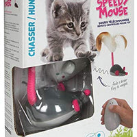 Tyrol Remote Control Feather Mouse Cat Toy Grey - Pet Shop Luna